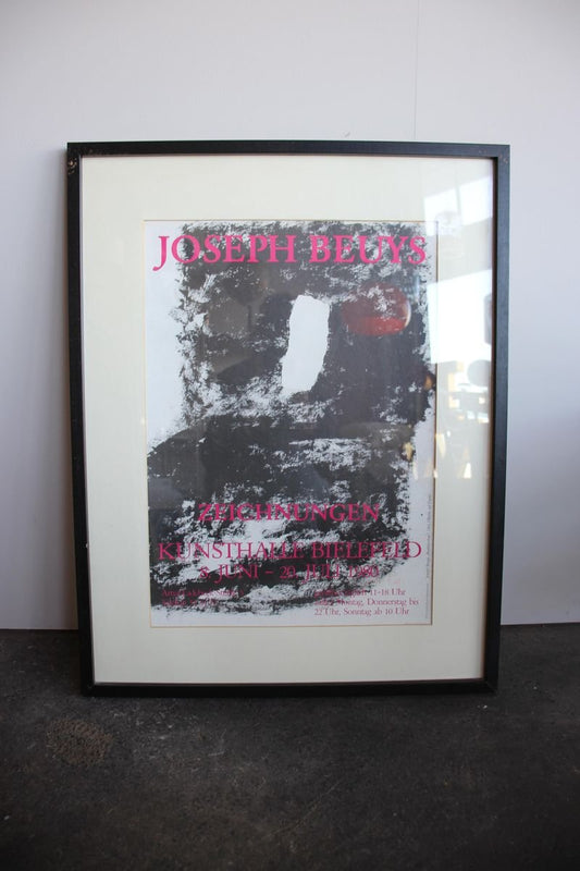 Kunsthalle Bielefeld Exhibition Poster by Joseph Beuys, 1980s