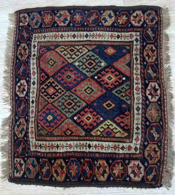 Kurdish Handmade Rug, 1880s-JZV-1367127