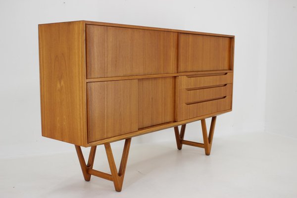 Kurt Ostervig Teak Highboard, Denmark, 1960s-TZ-1350683