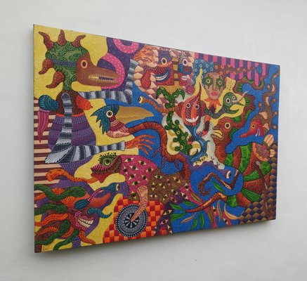 Kusbudiyanto, Seribu Mata, 2021, Acrylic on Canvas-CHG-918240