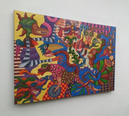 Kusbudiyanto, Seribu Mata, 2021, Acrylic on Canvas-CHG-918240