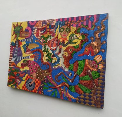 Kusbudiyanto, Seribu Mata, 2021, Acrylic on Canvas-CHG-918240