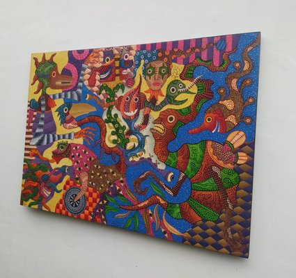 Kusbudiyanto, Seribu Mata, 2021, Acrylic on Canvas-CHG-918240