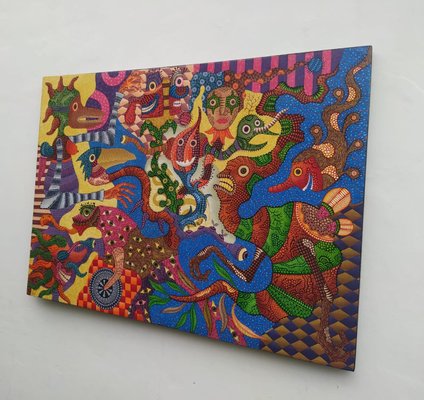 Kusbudiyanto, Seribu Mata, 2021, Acrylic on Canvas-CHG-918240