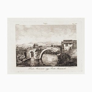 L.cavalieri, Ponte Mammolo, Etching, 19th Century-ZCI-803029