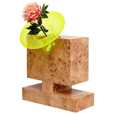 L Chinese Twenty-Seven Woods Artificial Flower Vase by Ettore Sottsass-WM-1252474