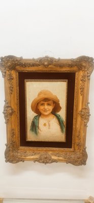 L.de Luca, Girl's Face, 1800s, Framed-QLH-1742731