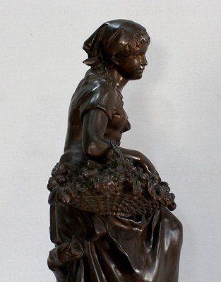 L.E. Cana, Les Cerises, 19th-Century, Bronze-RVK-1076145