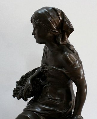 L.E. Cana, Les Cerises, 19th-Century, Bronze-RVK-1076145