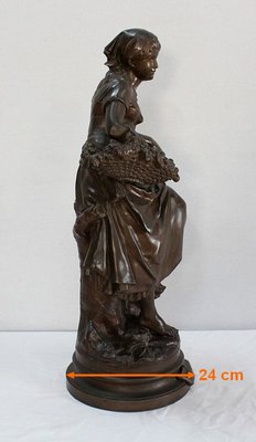 L.E. Cana, Les Cerises, 19th-Century, Bronze-RVK-1076145