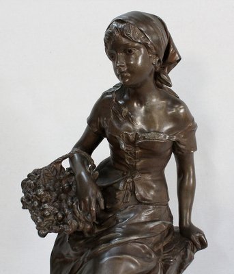 L.E. Cana, Les Cerises, 19th-Century, Bronze-RVK-1076145