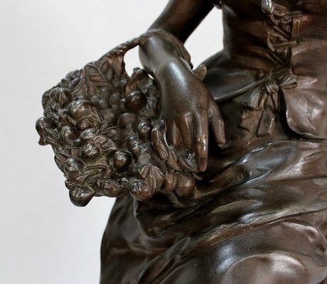 L.E. Cana, Les Cerises, 19th-Century, Bronze-RVK-1076145