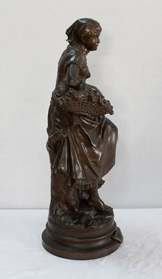 L.E. Cana, Les Cerises, 19th-Century, Bronze-RVK-1076145