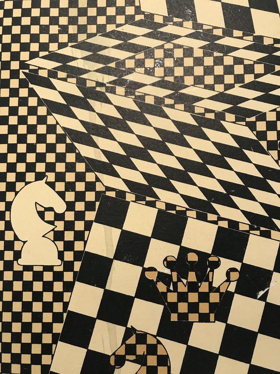 "L’échiquier" by Victor Vasarely 1935