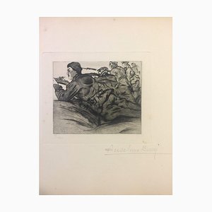 L‘ennemi est en Vue - Original Etching by Anselmo Bucci - 1915 1915-ZCI-757580