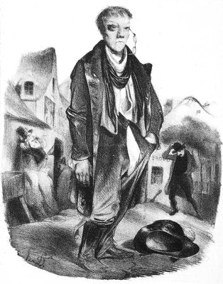 L’Ivrogne (The Drunkard) - Lithograph by H. Daumier - 1834 1834-ZCI-760711