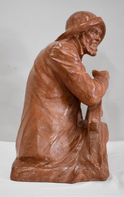 L. Morice, Terracotta Bust, Fisherman at the Helm-RVK-870143