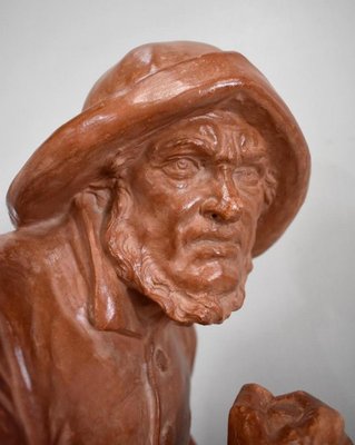 L. Morice, Terracotta Bust, Fisherman at the Helm-RVK-870143