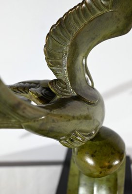 L.Rochard, Seagull on a Wave, 20th Century, Bronze-RVK-1792489