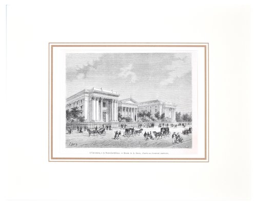 L'Université - View of New Orleans - Woodcut Print After A. Deroy - 1880 1880-ZCI-755473