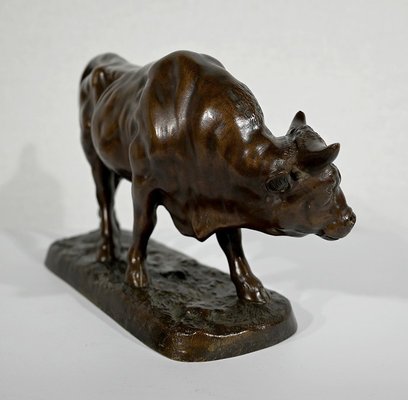 L. Vidal, Le Taureau, 1867, Bronze-RVK-1337807