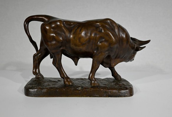 L. Vidal, Le Taureau, 1867, Bronze-RVK-1337807