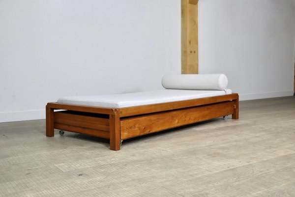 L03 Daybed in Elm by Pierre Chapo, France, 1960s-ZZP-1700767