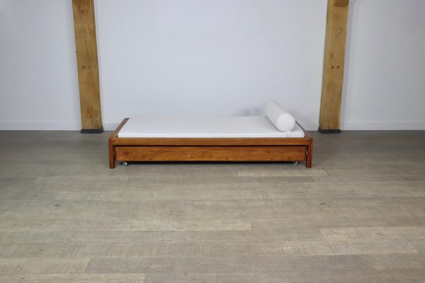 L03 Daybed in Elm by Pierre Chapo, France, 1960s-ZZP-1700767