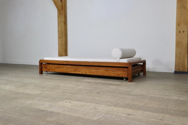 L03 Daybed in Elm by Pierre Chapo, France, 1960s-ZZP-1700767