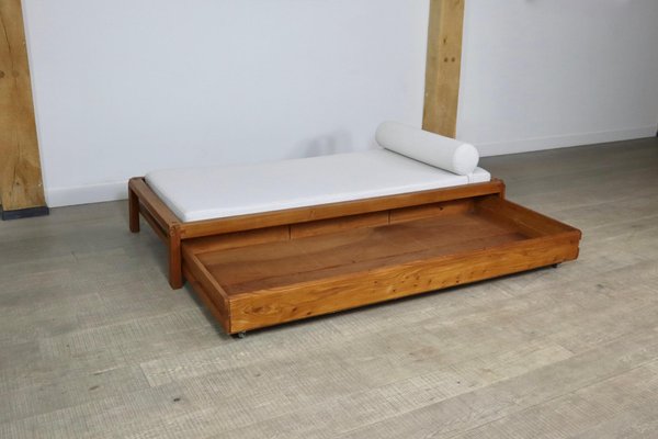 L03 Daybed in Elm by Pierre Chapo, France, 1960s-ZZP-1700767