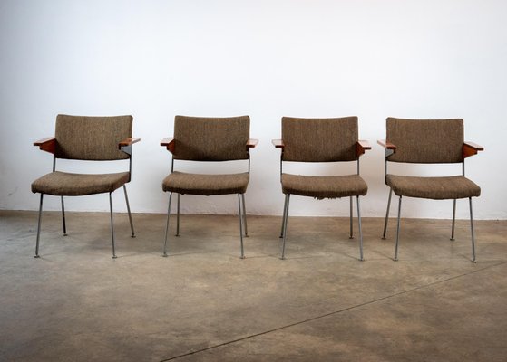 L11 Armchairs attributed to A.R. Cordemeyer for Gispen, 1950s, Set of 4-POG-1725907