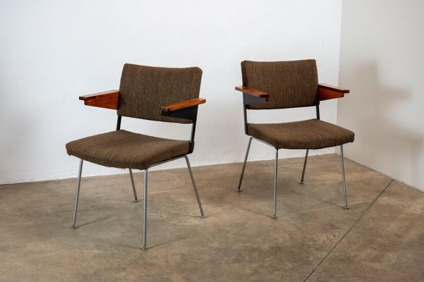 L11 Armchairs attributed to A.R. Cordemeyer for Gispen, 1950s, Set of 4-POG-1725907