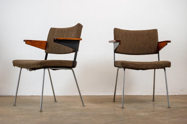 L11 Armchairs attributed to A.R. Cordemeyer for Gispen, 1950s, Set of 4-POG-1725907