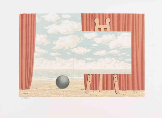 La Belle Captive, Lithograph, René Magritte, 1969-ZCI-994131