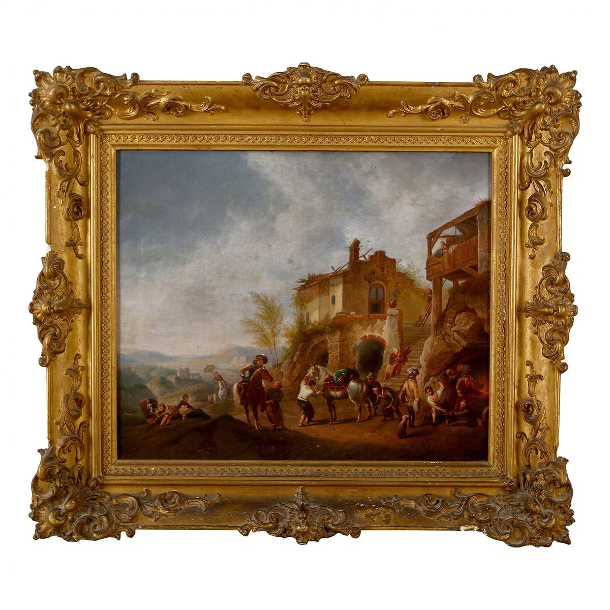 La Boutique du Maréchal, Oil on Canvas