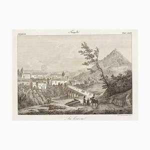 La Cava (The Cave) - Original Etching by Francesco Mochetti - 1843 1843-ZCI-760845