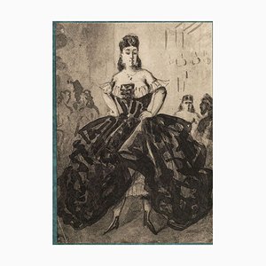 La Danseuse - Heliogravure After C. Guys - Early 20th Century Early 20th Century-ZCI-760924