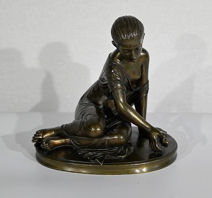 La Joueuse d’Osselets, 19th-Century, Bronze-RVK-1341796