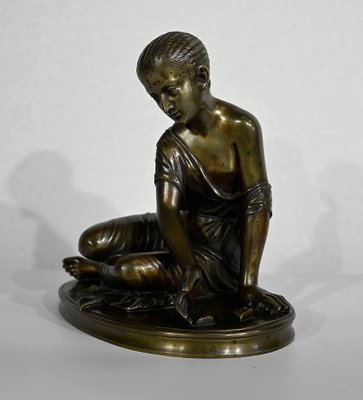 La Joueuse d’Osselets, 19th-Century, Bronze-RVK-1341796