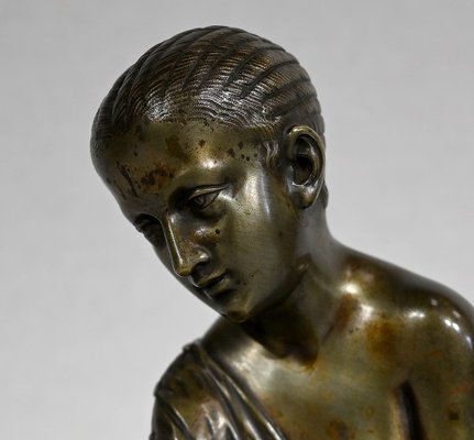 La Joueuse d’Osselets, 19th-Century, Bronze-RVK-1341796