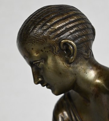 La Joueuse d’Osselets, 19th-Century, Bronze-RVK-1341796