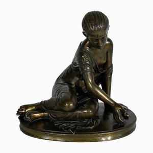 La Joueuse d’Osselets, 19th-Century, Bronze-RVK-1341796