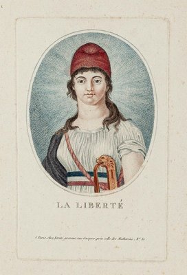 La Liberté - Original Etching - Early 19th Century Early 19th Century-ZCI-761200