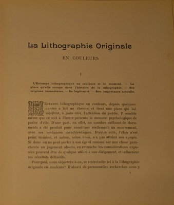 La Lithographie en Couleurs 1898-ZCI-759334