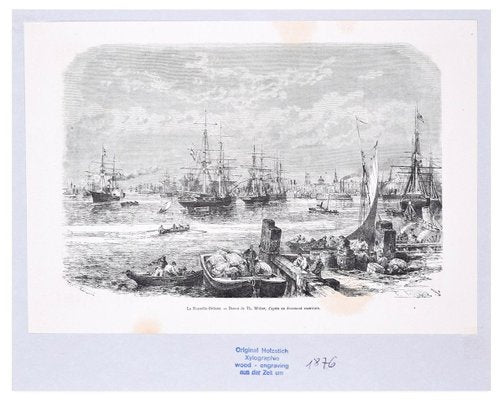 La Nouvelle Orléans - Original Woodcut Print After T.A. Weber - 1876 1876-ZCI-758736