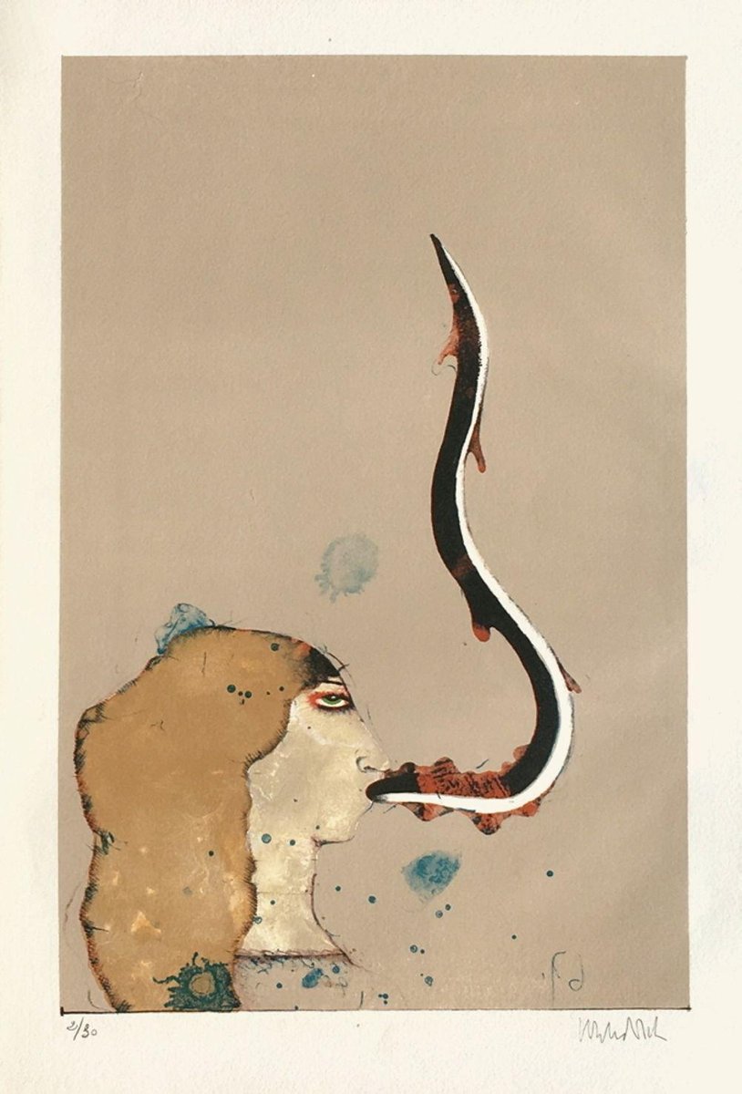 La Pêcheresse by Paul Wunderlich