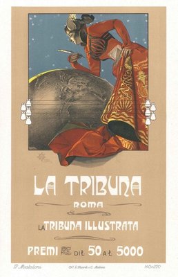 La Tribuna - Original Lithograph by G. Mataloni - 1897 1897-ZCI-759785