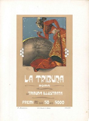 La Tribuna - Original Lithograph by G. Mataloni - 1897 1897-ZCI-759785