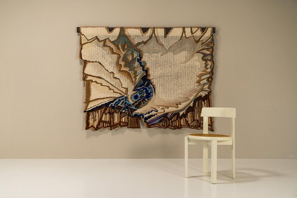 La Vague a l’Ame Wall Tapestry by Jacques Brachet, France, 1974-UQV-1775439