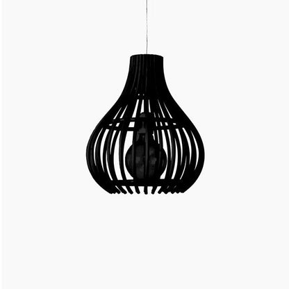 Rattan Pendant Lamp Bulb by Vincent Sheppard #Black